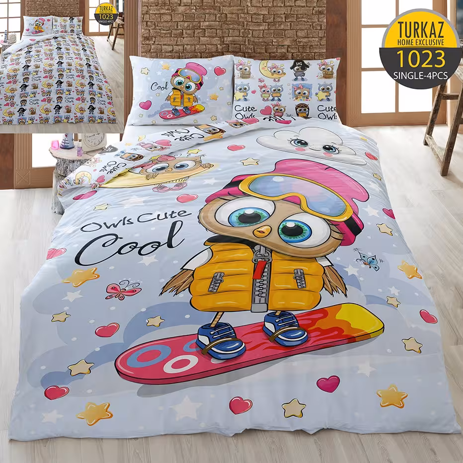 ست لحاف رو تختی یک نفره ترکاز کد 1023 با سه سال ضمانت کتبی