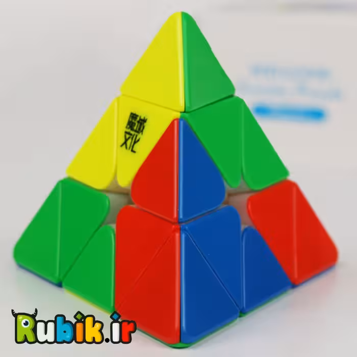 هرم 3*3 مویو ویلانگ مگنت استیکرلس MoYu WeiLong Pyraminx Magnetic