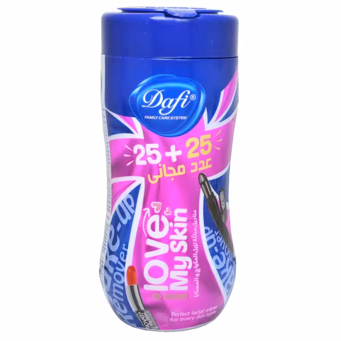 دستمال مرطوب استوانه ای پاک کننده آرایش دافی