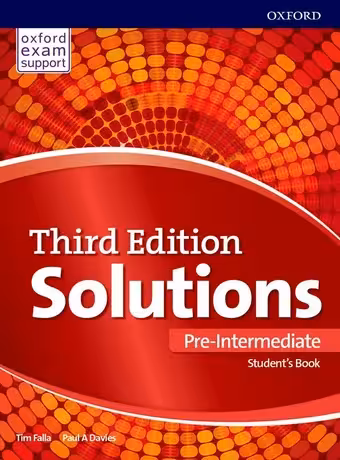 Solutions 3rd Edition Pre-Intermediate