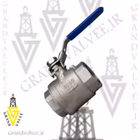 کد:1258 شیر گازی &quot;4 اینچ 1000 وگ دو تیکه استنلس استیل 316 رزوه ای