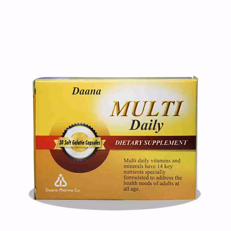سافت ژل مولتی دیلی دانا (30 عددی)