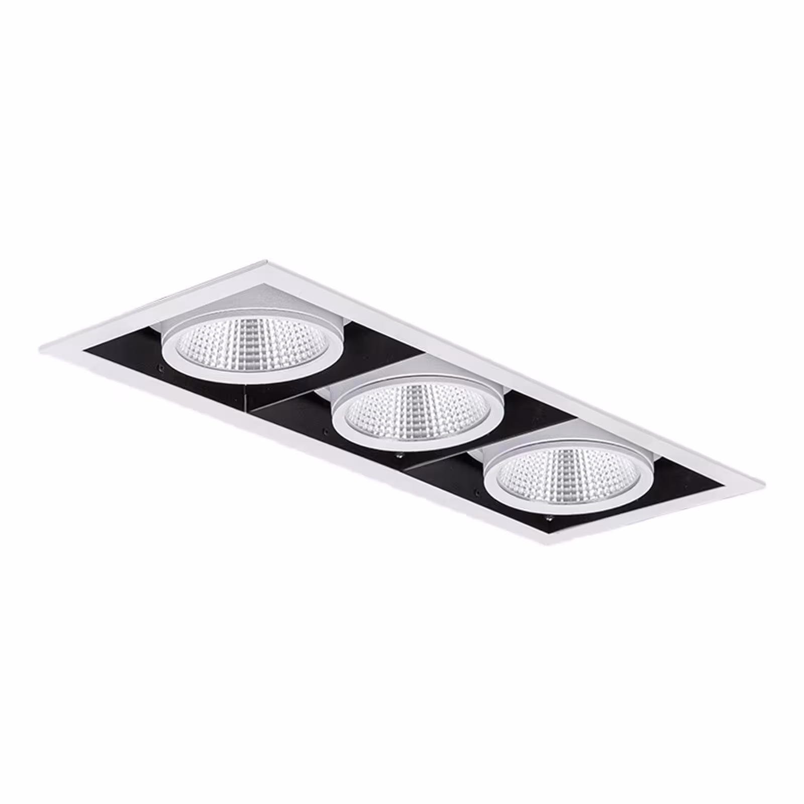 چراغ سه‌خانه مولتی دانلایت 80 وات توکار مازی نور مدل اوربیتال