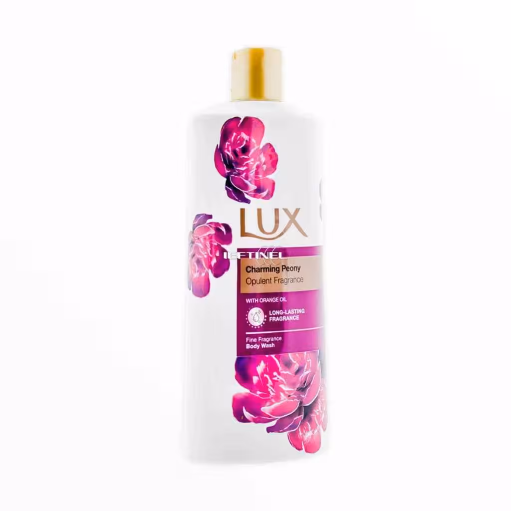 شامپو بدن لوکس LUX مدل Charming Peony با رایحه گل صد تومانی حجم 600 میل