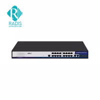 سوییچ شبکه 16 پورت HRUI مدل HR-AFGM-1622S-300