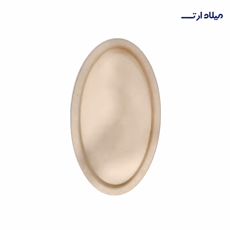 بیس MDF سینی  بیضی لبه دارکف 3 میل  60*45سانت
