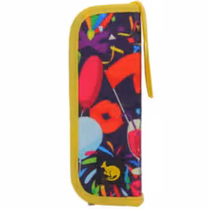 کیف مداد رنگی 12 رنگ تک زیپ