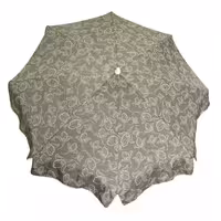 سایه بان قطر دو متر با پارچه نانو طرح گل دار،آب گریز رنگ طوسی،مسافرتی