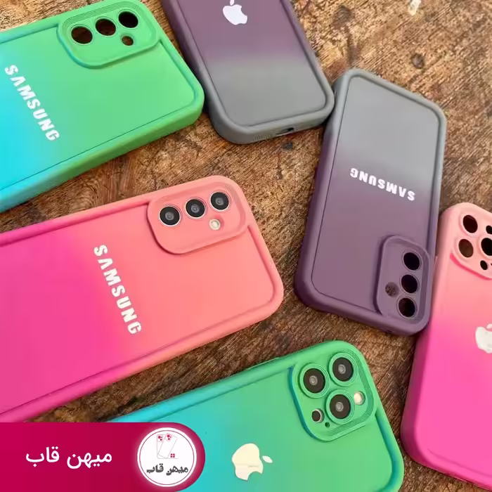 قاب گوشی سامسونگ سولید دو رنگ CASE SOLID - کد (38533)
