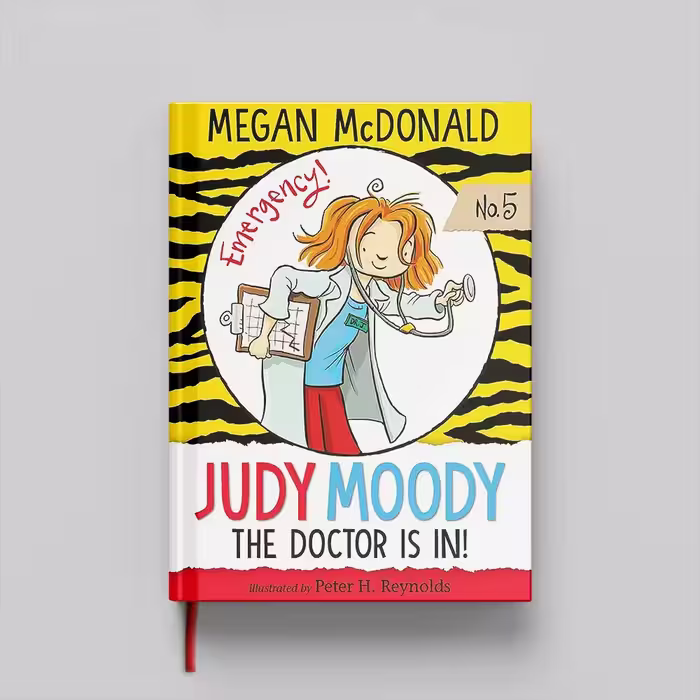 کتاب 5 !Judy Moody M.D. The Doctor is in جلد سخت (HARDCOVER)