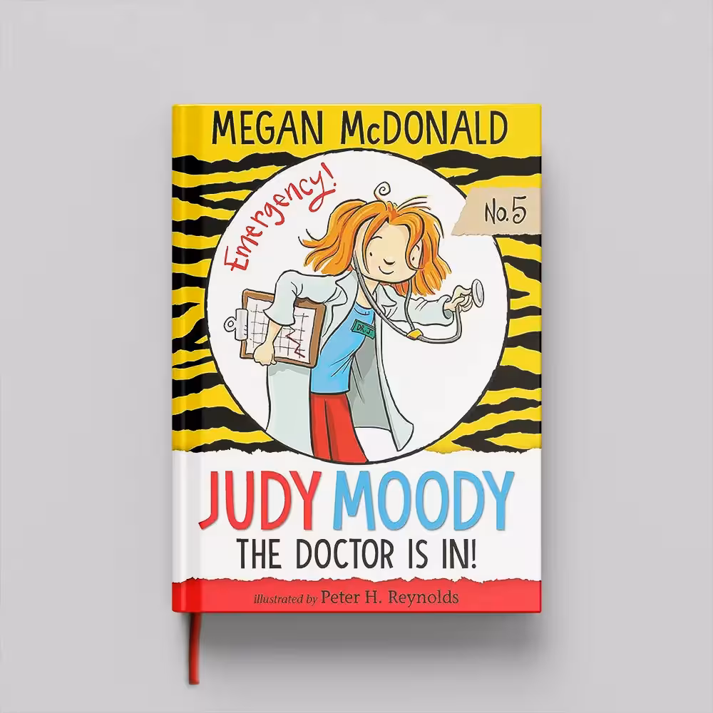 کتاب 5 !Judy Moody M.D. The Doctor is in جلد سخت (HARDCOVER)