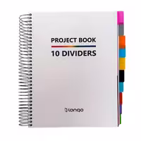 دفتر مشق 200 برگ لانگو مدل دیوایدر دار کد 100 | چاوه