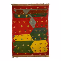 گلیم گبه دستباف کد GLG11