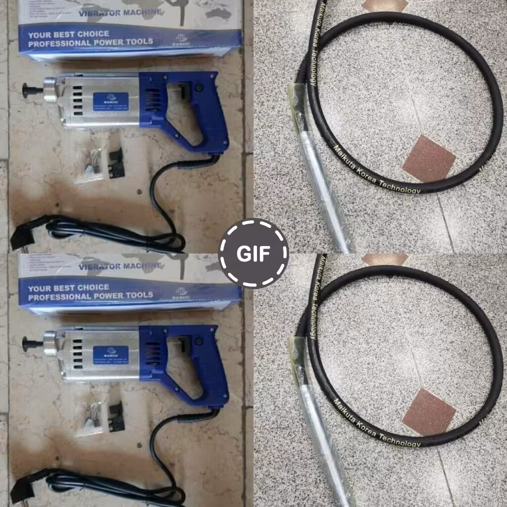 ویبره دریلی 1200وات ️️️شیلنگ 3متری طرح ماکیتا