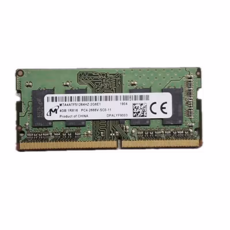 رم لپ تاپ DDR4  دو کاناله 2666 مگاهرتز میکرون مدل 2666 ظرفیت 4 گیگابایت | کالا مکس