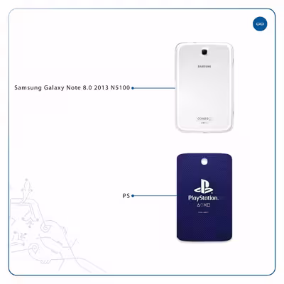 برچسب پوششی ماهوت مدل PS مناسب برای تبلت سامسونگ Galaxy Note 8.0 2013 N5100