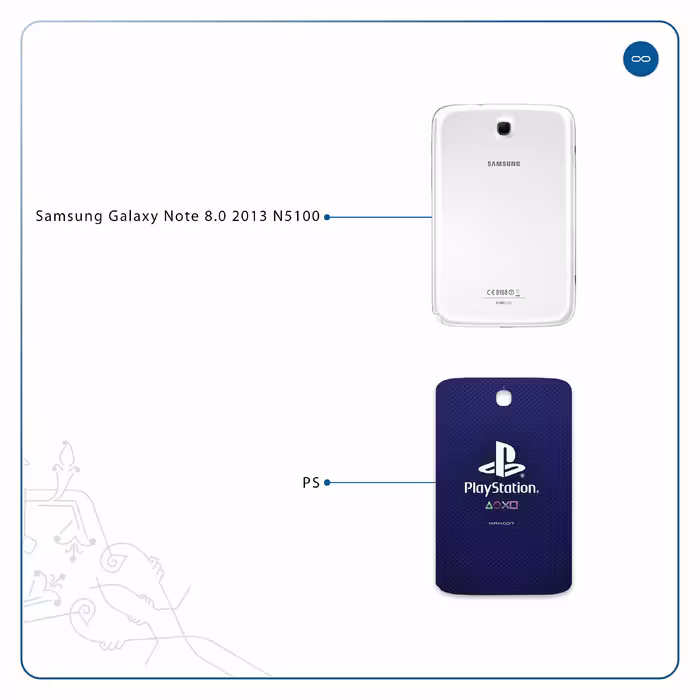 برچسب پوششی ماهوت مدل PS مناسب برای تبلت سامسونگ Galaxy Note 8.0 2013 N5100