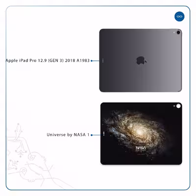 برچسب پوششی ماهوت مدل Universe-by-NASA-1 مناسب برای تبلت اپل iPad Pro 12.9 (GEN 3) 2018 A1983