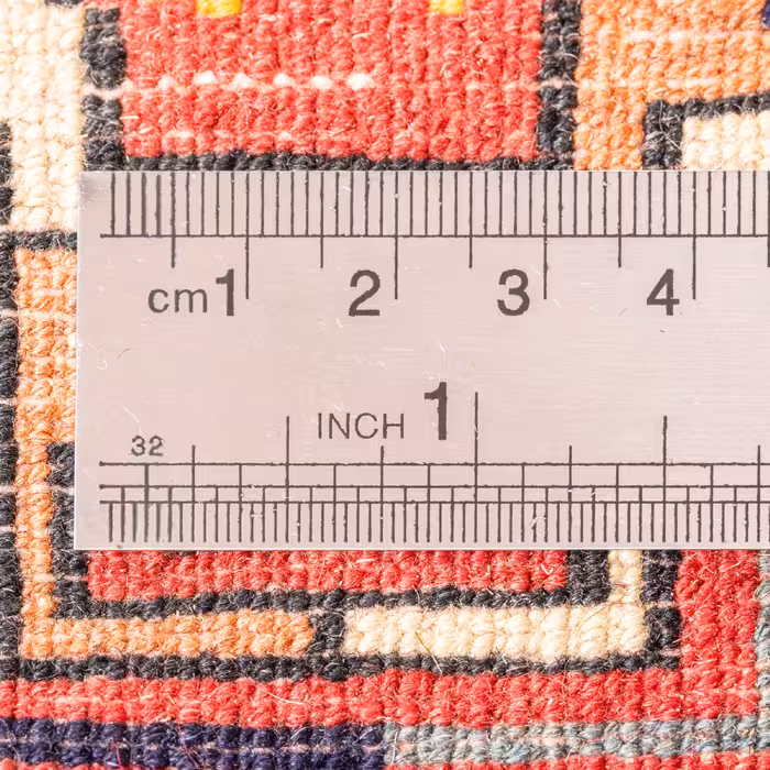 فرش دستبافت سه و نیم متری مدل ترکمن کد 40.1937