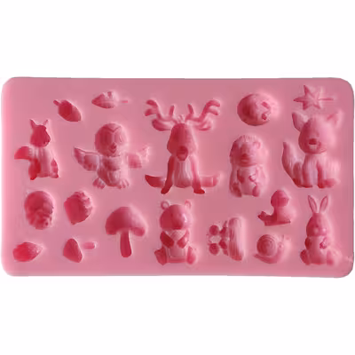 قالب مالد فوندانت مدل حیوانات