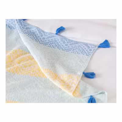 شال تخت مادام کوکو مدل Finnois سایز 150x200 سانتی متر