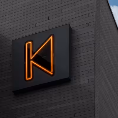 چراغ دیواری نئون دیزاین مدل Perviues-BL_ORG