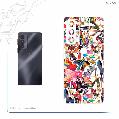 برچسب پوششی ماهوت مدل Collage of High heel Shoes مناسب برای گوشی موبایل موتورولا Edge 20