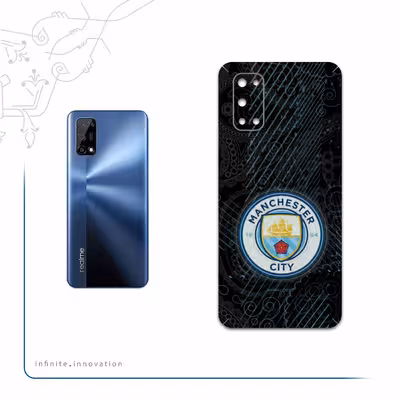 برچسب پوششی ماهوت مدل Manchester-City مناسب برای گوشی موبایل ریلمی 7 5G
