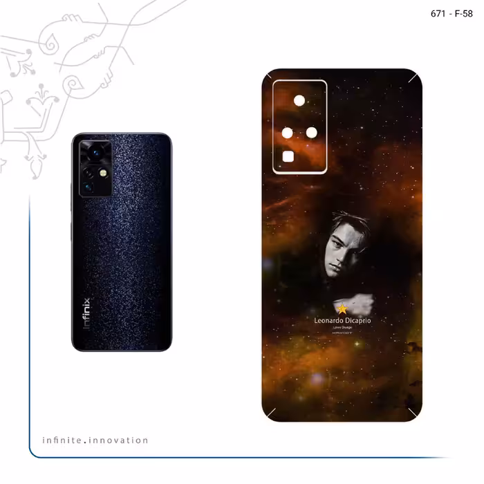 برچسب پوششی ماهوت مدل Leonardo Dicaprio مناسب برای گوشی موبایل اینفینیکس Zero X