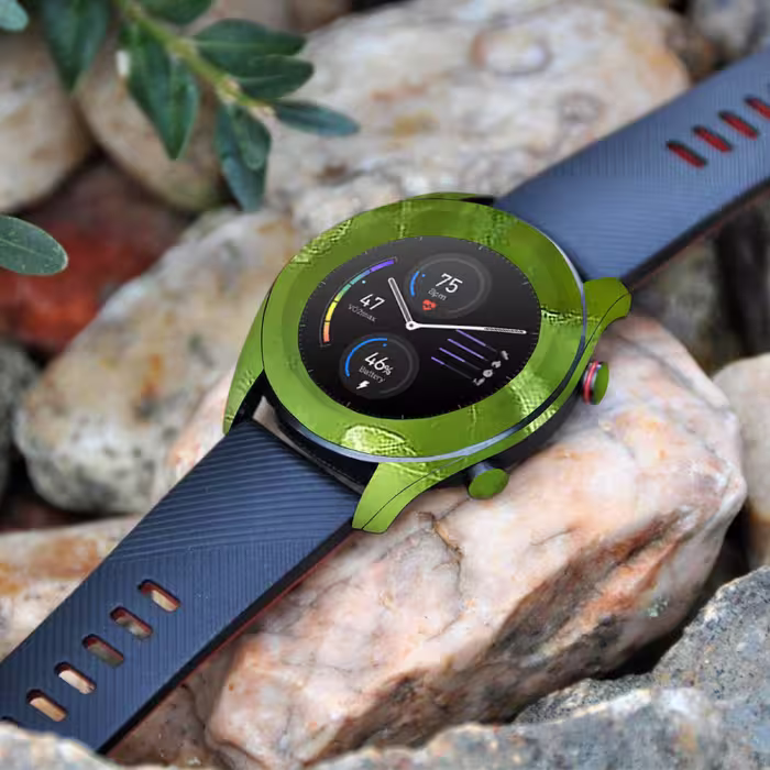 برچسب ماهوت طرح Green Crystal Marble مناسب برای ساعت هوشمند آنر watch magic