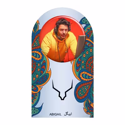پیکسل ابیگل طرح محمدرضا گلزار کد 022