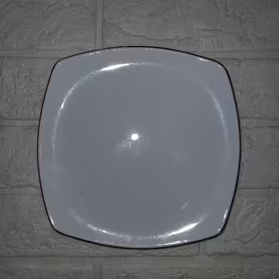 بشقاب میوه خوری لورین مدل تخت بسته 6 عددی