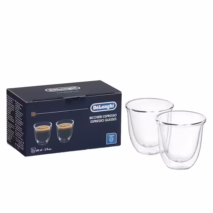 فنجان دلونگی مدل دوجداره espresso کد DLSC310 مجموعه 2عددی