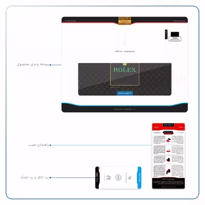 برچسب پوششی ماهوت مدل Rolex-Logo مناسب برای تبلت هوآوی Matepad T10 2020 AGS-L09