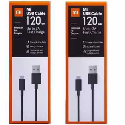 کابل تبدیل USB به USB-C  مدل FastX طول 1.2 متر بسته 2 عددی