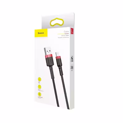 کابل تبدیل USB به لایتنینگ باسئوس مدل CALKLF-C19 Cafule طول 3 متر