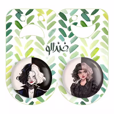 پیکسل خندالو مدل کروئلا Cruella کد 1074510753 مجموعه 2 عددی