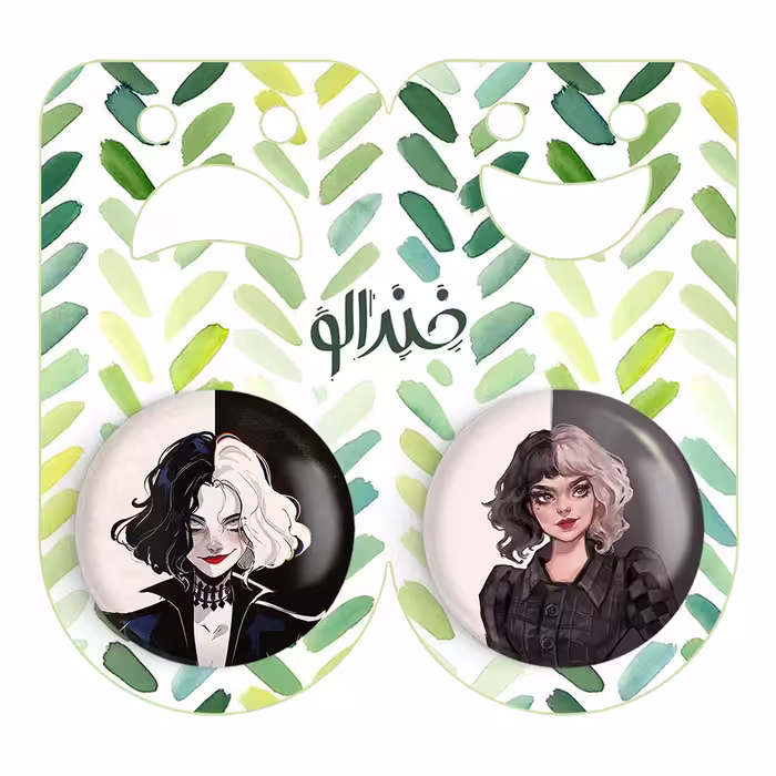 پیکسل خندالو مدل کروئلا Cruella کد 1074510753 مجموعه 2 عددی