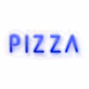 چراغ دیواری نئون دیزاین طرح Pizza-Text_BL