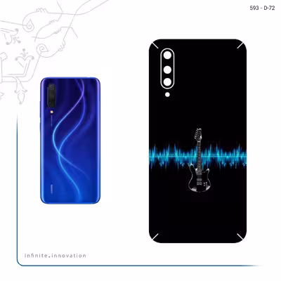 برچسب پوششی ماهوت مدل Electric Guitar مناسب برای گوشی موبایل شیائومی MI 9 Lite
