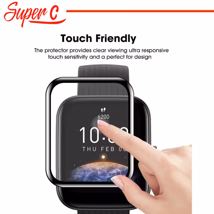 محافظ صفحه نمایش نانو سوپرسی مدل SRC مناسب برای ساعت هوشمند کیو سی وای GTC