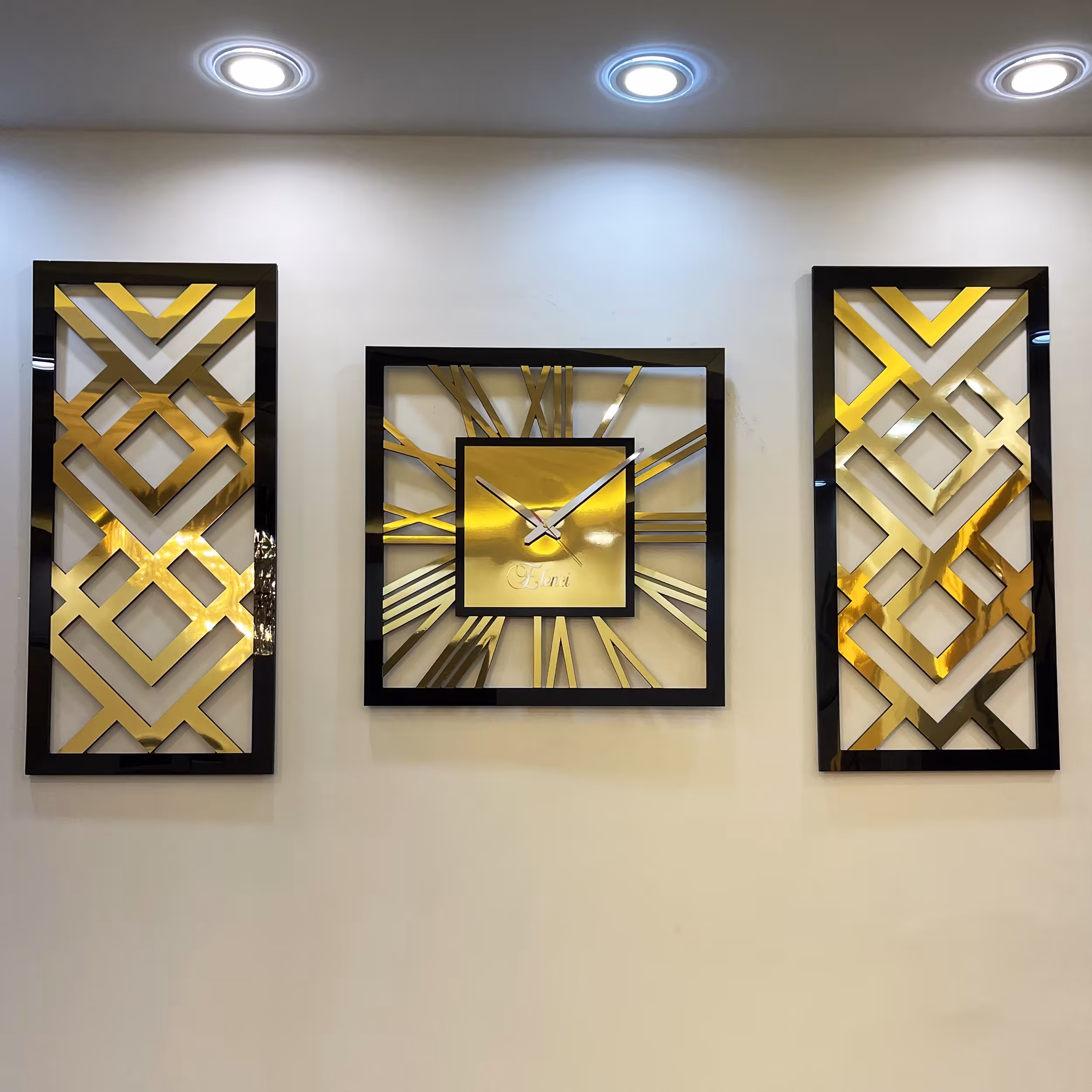 ساعت دیواری اِلِنسی مدل SD-080 کد AV027