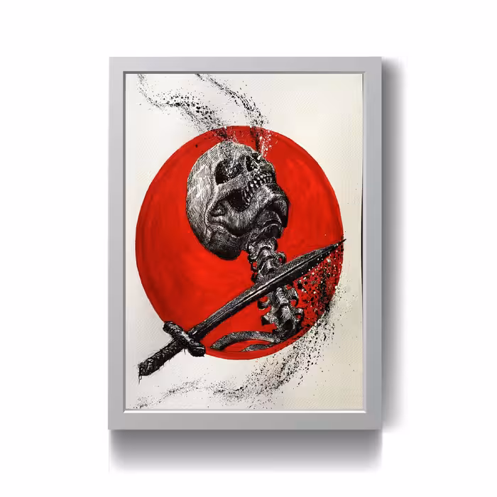 تابلو طرح اسکلت مدل s5055