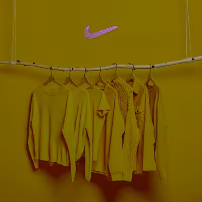 چراغ دیواری نئون دیزاین طرح Nike_PR