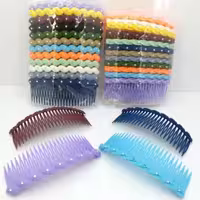 شانه زلفی شمعی نگین دار