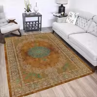 فرش وینا طرح 401409 نسکافه ای 1200 شانه