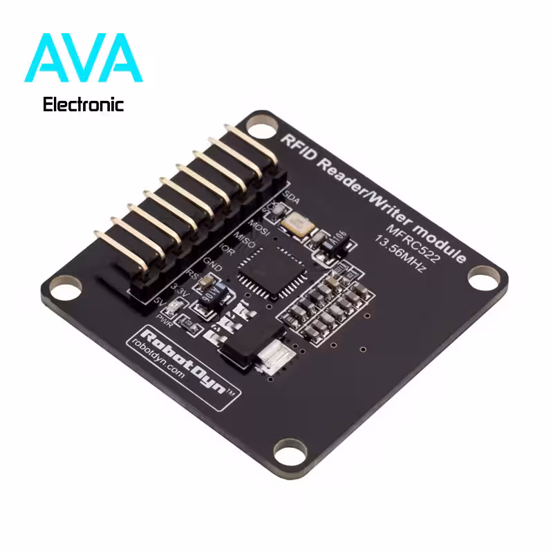 ماژول MFRC522 با قابلیت خواندن و نوشتن RFID Reader/Writer 13.56Mhz\