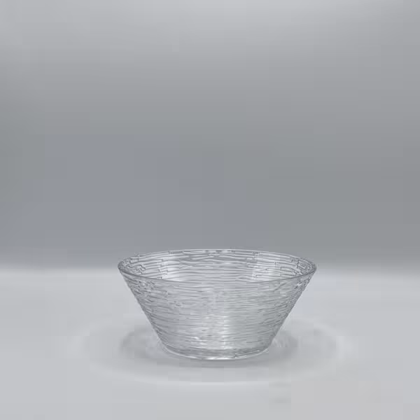 بلور - کاسه متوسط طرح دار 1048-1A