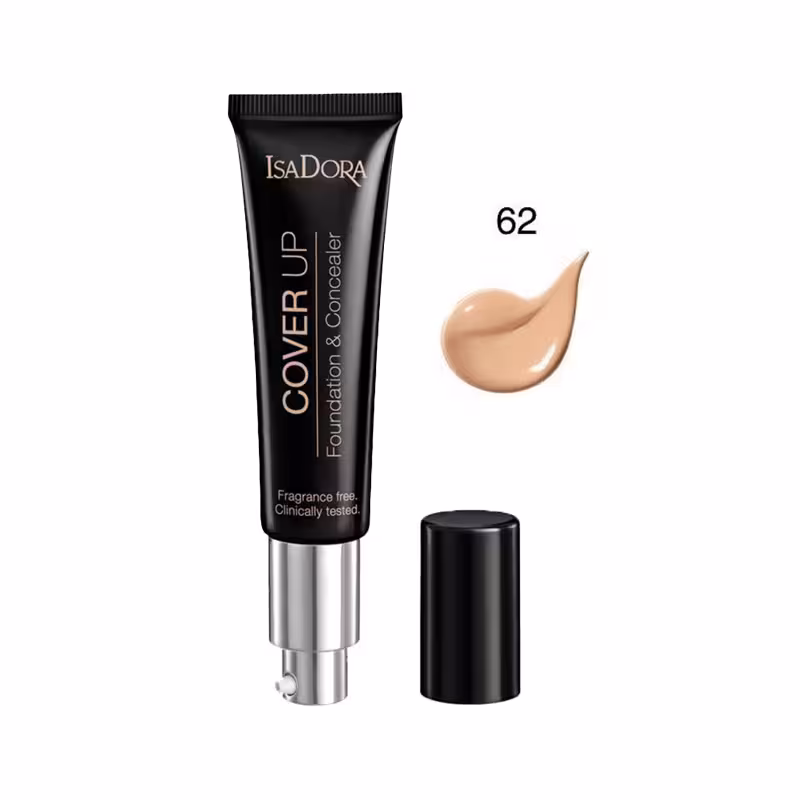 کرم پودر و کانسیلر ایزادورا مدل Cover Up شماره 62 حجم 35 میل