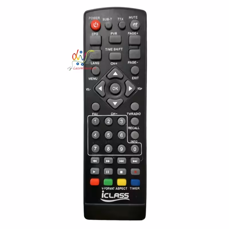 کنترل گیرنده دیجیتال آی کلاس